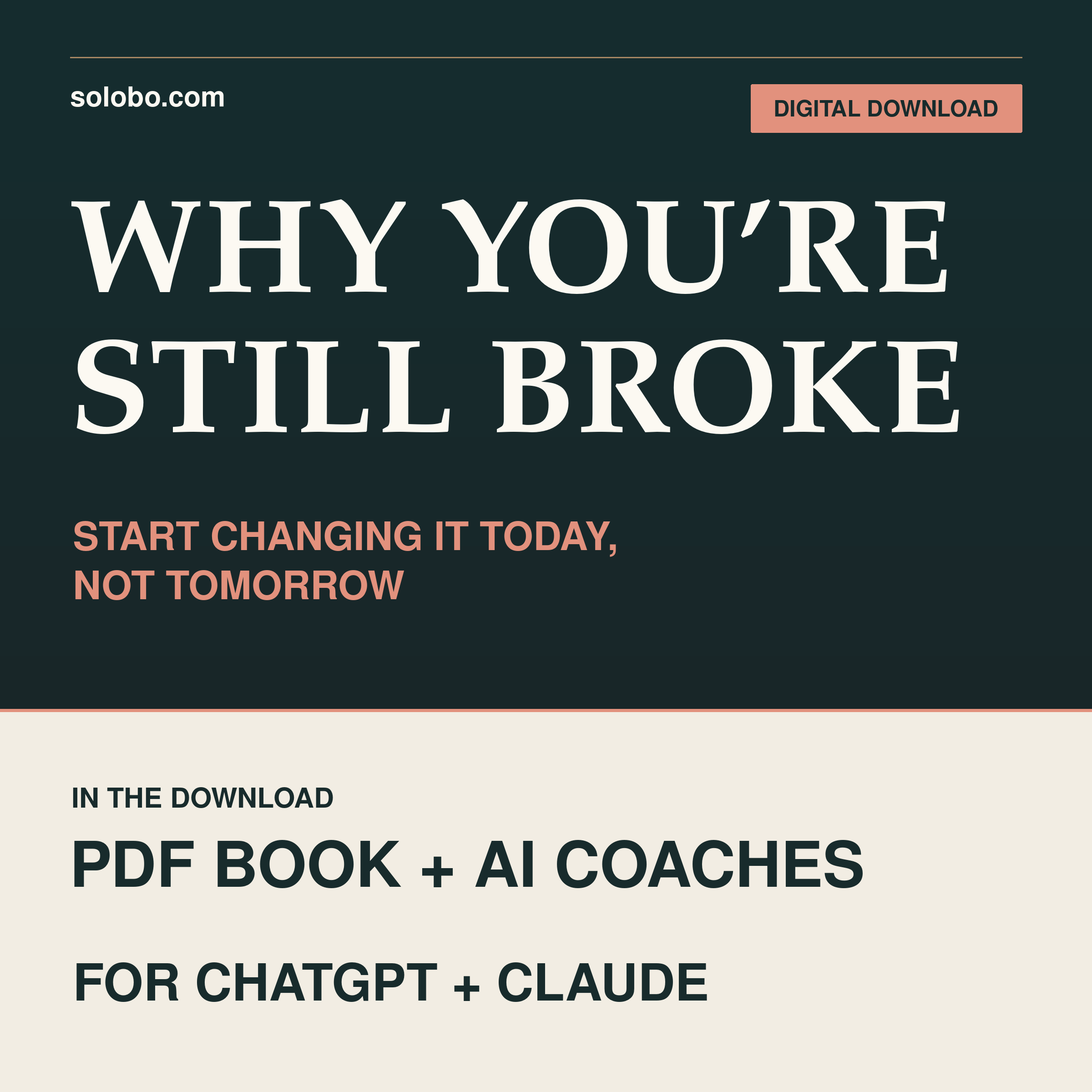 Why You're Still Broke: PDF Book + AI Coaches Why You're Still Broke: PDF Book + AI Coaches